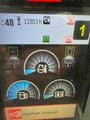 2012 Caterpillar M322D Wheel Excavator instrument cluster display