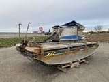 2022 Truxor T50 amphibious excavator, rear three-quarter view