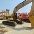 2022 Caterpillar 336GC crawler excavator, side profile view