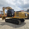 2024 Caterpillar 330D2L crawler excavator, rear three-quarter view