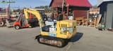 2005 Yuchai YC15-7 mini excavator, rear three-quarter view