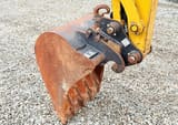 2019 Caterpillar 308CR mini excavator bucket and quick coupler
