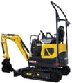 2026 Shantui SE12 mini excavator, side profile view