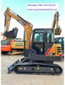 2023 Sany SY55C Pro mini excavator, side profile view