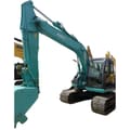 2023 Kobelco SK135SR crawler excavator, side view