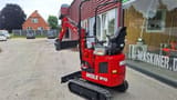 Mole M10 mini excavator, rear three-quarter view
