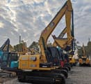 Caterpillar 312D2 GC crawler excavator, side view