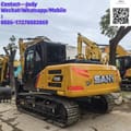 2021 Sany SY135C Pro crawler excavator rear three-quarter view
