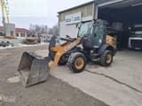 2017 CASE 221F wheel loader, front three-quarter view