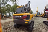 2022 Volvo EC60D mini excavator, rear view