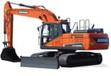 2020 Doosan DX225LC crawler excavator, side view