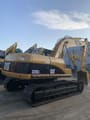 2018 Caterpillar 320CL crawler excavator, rear three-quarter view