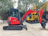 2022 Kubota U35 mini excavator side view