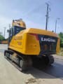 2026 LiuGong 920FG4 Crawler Excavator showing the rear counterweight with prominent LiuGong branding.