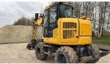 2021 Komatsu PW98MR-11E0 wheel excavator, rear three-quarter view