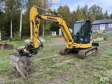 2021 Komatsu PC55MR-5 mini excavator, side view