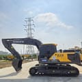 2023 Volvo EC210 crawler excavator, side profile view
