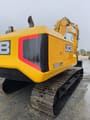 2018 JCB 220X LC crawler excavator rear three-quarter view