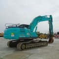 2019 Kobelco SK300LC crawler excavator, rear three-quarter view