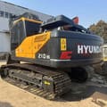 2010 Hyundai 210-9s crawler excavator rear three-quarter view