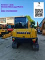 2022 Komatsu PC56 mini excavator rear view