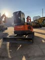 2021 Hitachi ZX50U mini excavator, rear view
