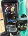 2018 Kobelco SK210HLC-10 excavator interior monitor view