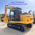 2024 Komatsu PC200 crawler excavator, rear three-quarter view