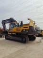 2021 Volvo EC480DL crawler excavator, rear three-quarter view