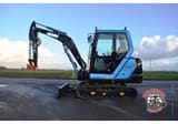 XCMG XE35U-EV mini excavator, side view
