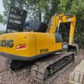 2021 XCMG XE150DA mini excavator, rear three-quarter view
