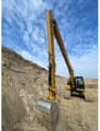2022 Caterpillar 320 crawler excavator, front three-quarter view