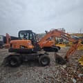 2018 Doosan DX60W wheel excavator side view