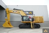 2014 Caterpillar 390FLME crawler excavator side view