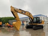 2020 Caterpillar 325D crawler excavator, side view