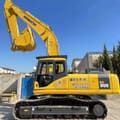 2020 Komatsu PC300 LC-7 crawler excavator, side view
