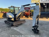 2023 Bobcat E50Z mini excavator, front three-quarter view