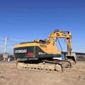 Hyundai 305LC-9T crawler excavator, rear three-quarter view