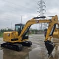 2022 Caterpillar 305.5E2 mini excavator, side view