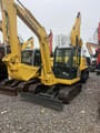 2022 Komatsu PC56-7 crawler excavator, front three-quarter view