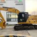 2022 Caterpillar 320GC crawler excavator, side profile view