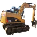 2020 Caterpillar 315D2 crawler excavator, rear three-quarter view
