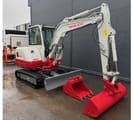 2021 Takeuchi TB240 crawler excavator, side view