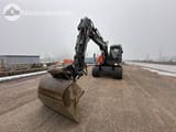 2019 Atlas 160W Swedish Edition wheel excavator, front three-quarter view