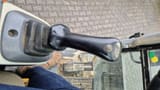 2009 New Holland MH 2.6 wheel excavator cab interior view