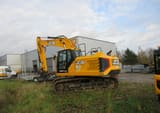 2023 JCB JS220X SLC crawler excavator, side profile view