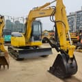 2023 Komatsu PC78US-6 mini excavator, front three-quarter view