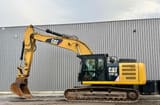 2012 Caterpillar 329E crawler excavator, side view