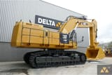 2014 Caterpillar 390FLME crawler excavator, side profile view