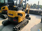 2022 XCMG XE17U Crawler Excavator showing the rear counterweight with XCMG branding and exhaust vent